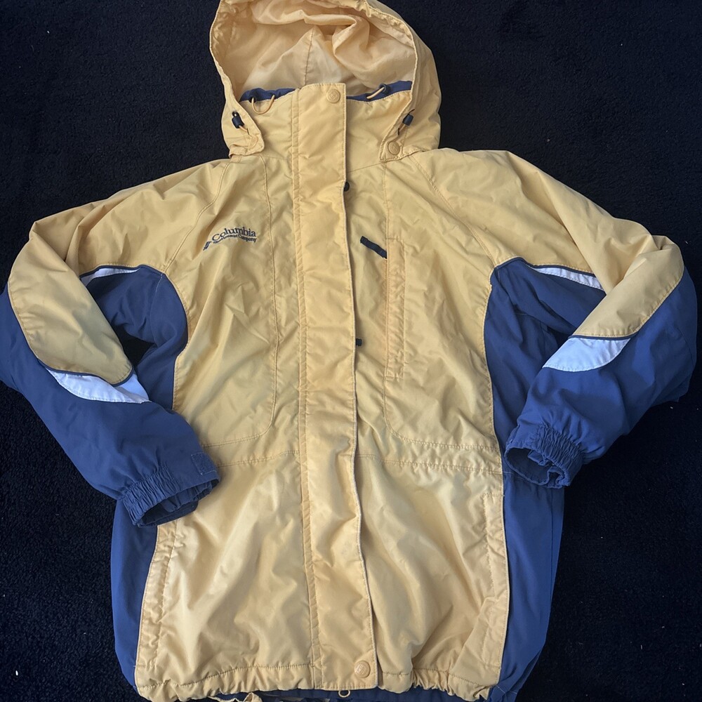 Columbia Core Interchange Basique Yellow Jacket Size Women’s Medium with Vest
